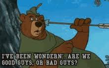 Folk along the high way, the man said, call me robin hood. that night, little john — for that was what robin decided to call him — was their guest, and soon after, one of them. Little John Disney Robin Hood Gifs Tenor