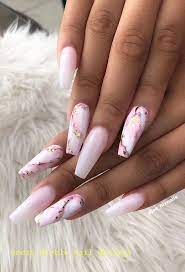 25 Marble Nail Design With Water Nail Polish 1 Nails Naildesigns Chic Nails Marble Nail Designs Marble Acrylic Nails