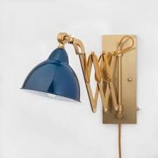 Schonbek olde world 15 high swarovski crystal wall sconce. The Wall Sconce Lamp From Threshold Has A Blue Shade And Extends From The Wall So You Can Focus The Light On Your Wall Sconces Bedroom Wall Lamp Accordian Wall