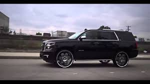 2015 Black Chevy Tahoe Ltz On 28 Inch Diablo Morpheus Wheels Youtube
