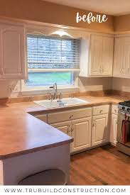 Our refacing solution is also unique in that it offers a whole host of accessories; A Warm And Inviting Kitchen Remodel Before After Trubuild Construction