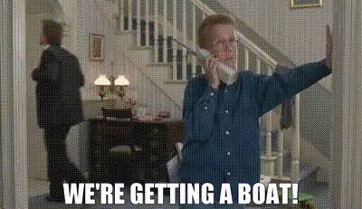 YARN | We're getting a boat! | Captain Ron (1992) | Video gifs by quotes |  3d817347 | 紗