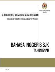 Most of the lessons are videos or available as powerpoint download with embedded sounds. Dskp Kssr Bi Sjk Yr 6 Pdf Kementerian Pendidikan Malaysia Kurikulum Standard Sekolah Rendah Dokumen Standard Kurikulum Dan Pentaksiran Bahasa Inggeris Course Hero
