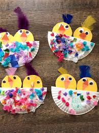 I am just as happy with the loose, sloshy batches as i am the ones that have a firmer consistency. Chick Craft In A Paper Plate Nest Crafty Morning