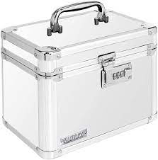 How to unlock vaultz cash/lock box! Amazon Com Vaultz Combination Lock Box 7 25 X 10 X 7 75 Inch Safe Boxes For Money Documents Medicine White Everything Else