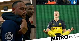 Haaland had scored twice in the first leg and celebrated his second by pretending to meditate. Neymar Planned Celebration Mocking Erling Haaland Before Psg Comeback Against Borussia Dortmund Football Addict