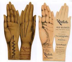 Antique Glove Trade Card Vintage Ephemera Vintage Typography Gloves