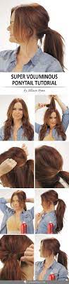 Tips On How To Do A Ponytail Lovehairstyles Com Hair Styles Voluminous Ponytail Cute Ponytails