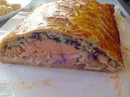 Feuillete Cremeux Au Saumon Et Poireaux Thermomix Thermomix Recette Recette Feuillete Saumon