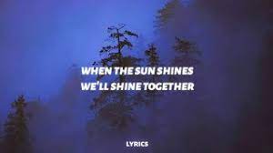 When The Sun Shines We Ll Shine Together Tiktok Song Ember Island Umbrella Lyrics Youtube
