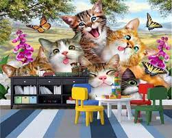 Check out our 3d wallpaper selection for the very best in unique or custom, handmade pieces from our wall décor shops. Beibehang Custom Photo Wallpaper 3d Mural Wallpaper Cute Cartoon Grass Cat Self Portrait Like Children Room Background Mural Custom Wallpaper Wallpaper Paintingwallpaper Custom Aliexpress