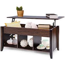 Traditional or modern style, find a coffee table that suits your living room theme from walmart canada. Costway Lift Top Coffee Table W Hidden Compartment Storage Shelf Living Room Furniture Walmart Com Walmart Com