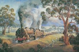 A Friendly Wave By John Bradley Train Jigsaw Puzzles Larger Piece Jigsaw Puzzles Train