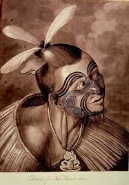 Portrait Of A New Zealand Man Art New Zealand Tattoo Maori