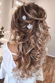 Voici donc quelques idées pour les futures mariées aux. 45 Idees De Coiffures De Mariage D 39 Ete Coiffures De Mariage D 39 Coiffure Mariee Cheveux Mi Longs Mariage Cheveux Boucles Coiffure Demoiselle D Honneur