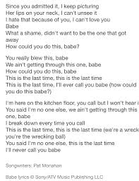 Sugarland Babe Amazing How This Song Is My Life Over Now Sugarland Lyrics Love You Babe Songs