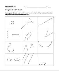 This one page drawing exercise encourages students to think creatively. Creativity Creativity Test Worksheet