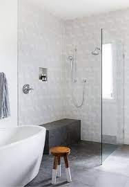 Hand shower, pressure balanced, thermostatic 25 Walk In Shower Ideas Bathrooms With Walk In Showers
