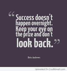Nothing is ever achieved overnight. Quotes About Overnight Success 84 Quotes