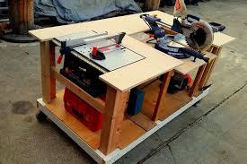 By the diy experts of the family handyman magazine 11 Table Saw Workbench Plans You Can Diy Easily