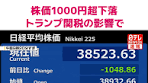 3日朝の東京株式市場で#日経平均株価は大きく値下がりし ...