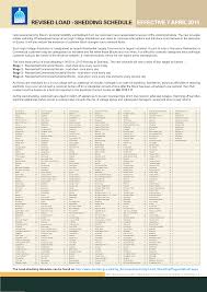 If your municipality is not included, please send an email to abisoft.loadshedding@gmail.com to get it added. Eskom Launches Revised Load Shedding Plan Berea Mail