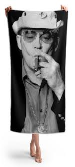 Hunter s Thompson #10 Beach Towel