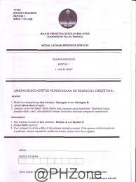 Koleksi soalan percubaan spm 2020 semua negeri + skema jawapan. 2019 Percubaan Spm Bahasa Inggeris Pulau Pinang Kertas 1 Soalan Skema Vocabulary Punctuation