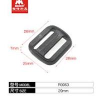 OEM Different Size Square Slider Adjustable Buckle Factory