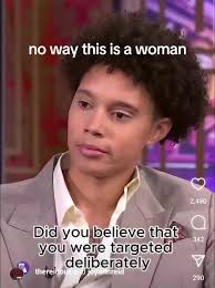 There is noway that Britney Griner is a female. he has a deeper voice than  I do #griner #britneygriner #aintnoway