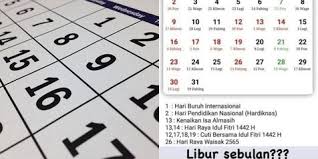 Untuk mempersiapkan rencana tahunan seperti tak hanya untuk berlibur, mengetahui tanggal merah dan hari libur nasional 2021 juga bisa dilakukan untuk menyusun timeline kerja atau proyek. Bulan Mei 2021 Borong Banyak Hari Libur Catat Tanggalnya Kapanlagi Com
