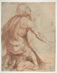 In this video, black charcoal is used and three different sitting positions are gone over. Attributed To Nosadella Giovanni Francesco Bezzi Kneeling Bearded Old Man Recto Section Of A Draped Limb And Sketches Verso The Metropolitan Museum Of Art