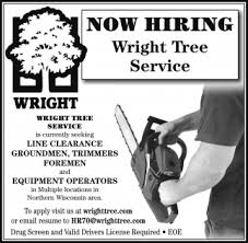 Check spelling or type a new query. Now Hiring Wright Tree Service