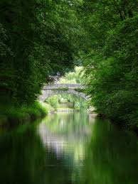 Paysage Verdoyant Le Long Du Canal Du Nivernais Paysage Verdoyant Paysage Canaux