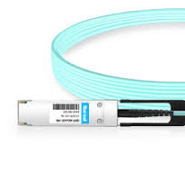 H3C QSFP-40G-D-AOC-10M Compatible 10m (33ft) 40G QSFP+ to QSFP+ Active  Optical Cable
