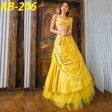 Designer Lehenga Choli Party Wear Indian Wedding Crop Top Lehenga Not sure how to graciously wear a crop top and skirt for indian wedding? designer lehenga choli party wear