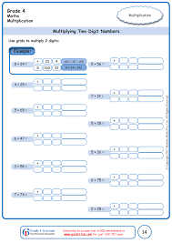 grade 4 multiplication worksheets www grade1to6 com