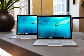 While the surface laptop 3 comes with a resolution of up to 2496x1664, the surface book 2 simply packs more pixels into the display, coming in at up to 3240x2160. Microsoft Unveils New Surface Book 2 Model With Intel S Latest Quad Core Processor The Verge