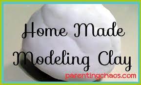 How to make modeling clay. Homemade Modeling Clay