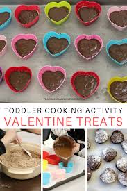 How To Make Easy Valentine Brownies With Toddlers Cooking With Toddlers Cooking With Kids Cooking Classes For Kids