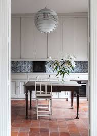 Now Trending Terracotta Tile Floors Coco Kelley Kitchen Tiles Design Kitchen Floor Tile Terracotta Tiles Kitchen