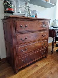 The farmhouse tall dresser features fully finished dovetail drawers with decorative k… this tall dresser from our astoria collection fits a lot of style into a compact footprint, while the molding details. Tall Wood Cabinet Dresser Furniture Home Living Furniture Shelves Cabinets Racks On Carousell