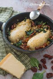 Poulet A La Creme Aux Epinards Et Aux Tomates Sechees Cuisinons En Couleurs Recette Plats Mijotes Cuisine Poulet A La Creme