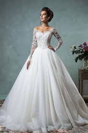 2016 New Lace Wedding Dress Vintage Off Shoulder V Neck Bridal Gown Long Sleeve Wedding Dresses Wedding Dress Long Sleeve Ball Dresses