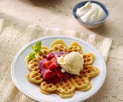 Schmandwaffeln Mit Roter Grutze Cookidoo Das Offizielle Thermomix Rezept Portal