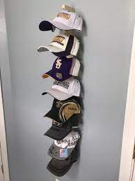 Hat Cap Rack Solid Wood Made To Order Etsy Cap Rack Diy Hat Rack Hat Organization