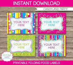 Editable Birthday Nutrition Facts Label Template Editable Food Labels Buffet Tags Tent Cards Party Etsy Food Label Template Party Food Labels Candyland Party