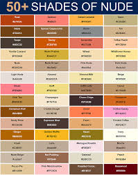 Shades of Nude Color - 50+ Shades to Discover