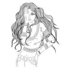 Hot woman coloring page free printable; Sexy Girl Coloring Pages Vector Images Over 130