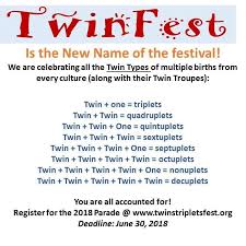 See a recent post on tumblr from @kuravix about charlotte decuplets. Twinfest Edmonton Home Facebook